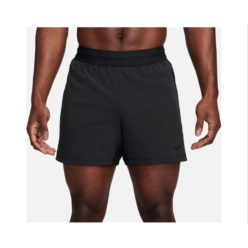 Nike Flex Rep Men's Dri-FIT 5" Unlined Fitness Shorts Black XL
